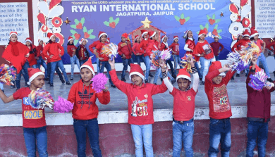 "Christmas celebration - Ryan International School, Jagatpura